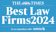 The Times Best Law Firms 2023 logo