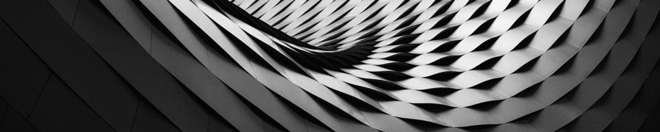 Curved black and grey roof tile structure Curved black and grey roof tile structure