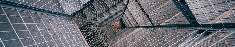 Inside view of a lift shaft Inside view of a lift shaft