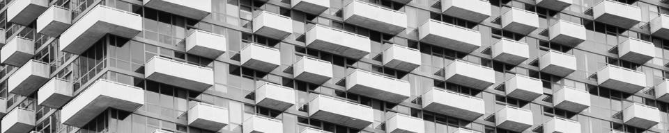 Grey balconies